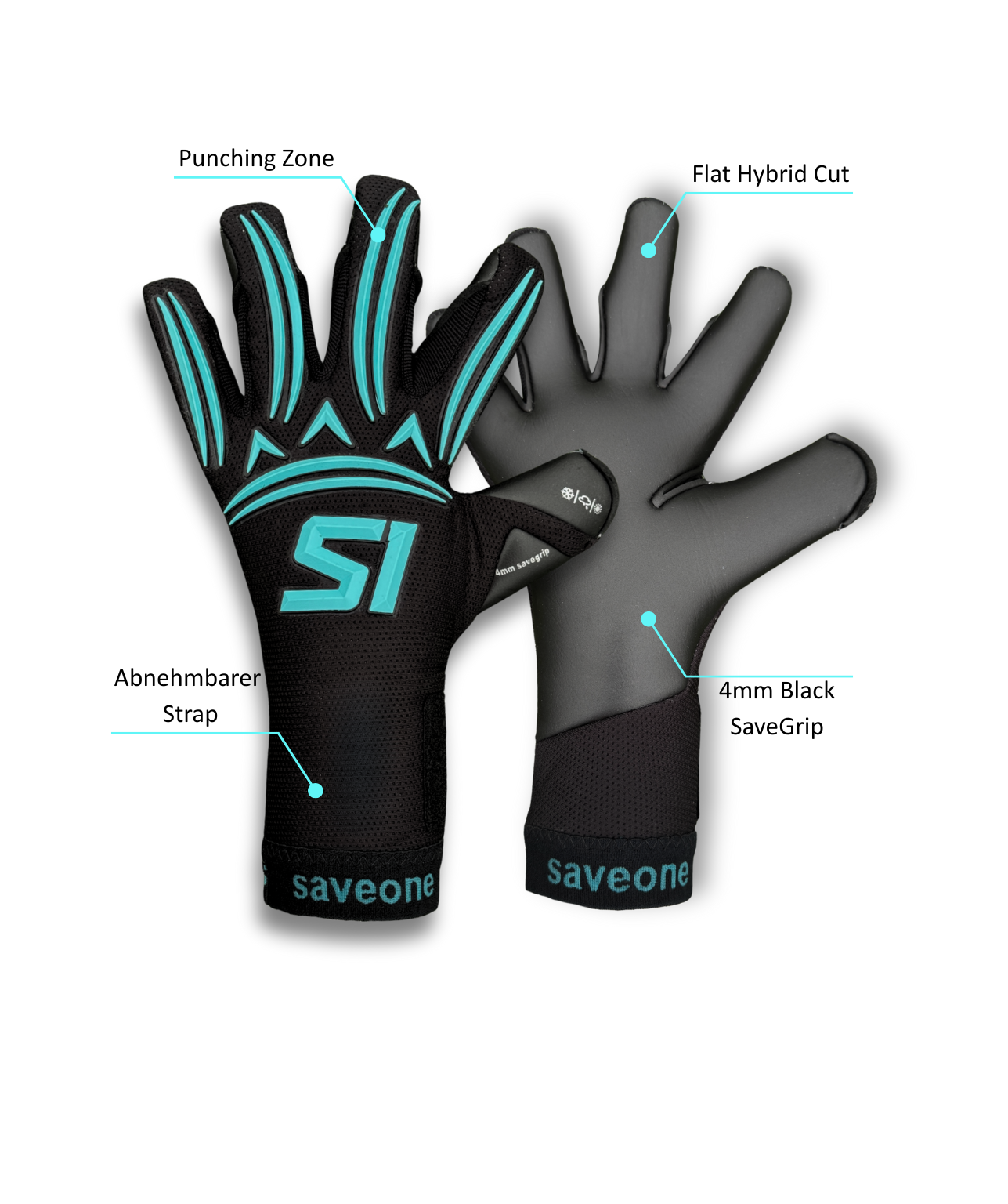 schlagkraft verstärken handschuhe Apex PRO Black – saveone